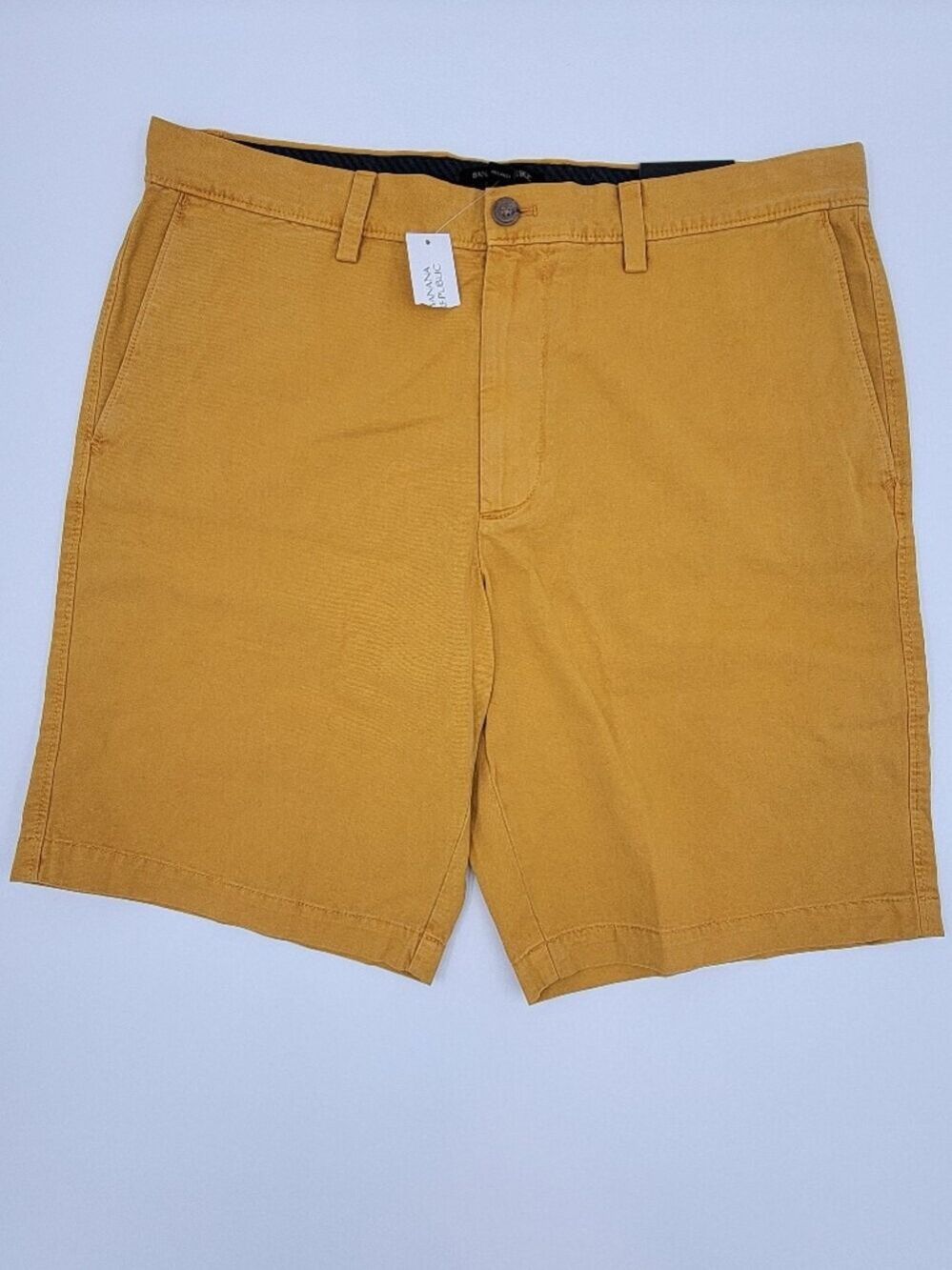 NEW Banana Republic Deck Shorts Chino Gold Yellow Cotton Casual Mens 34 NWT 9"